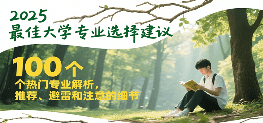 图片[1]-2025最佳大学专业选择建议，100个热门专业解析，推荐、避雷和注意的细节-创客传媒