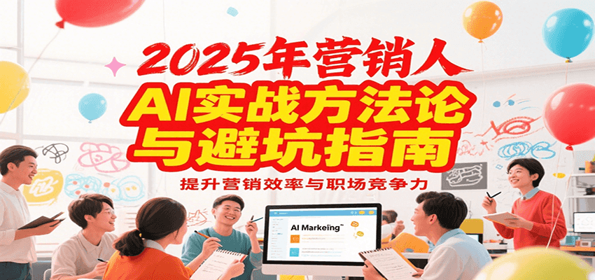 图片[1]-2025年营销实战方法论与避坑指南，利用AI提升营销效率与职场竞争力-创客传媒