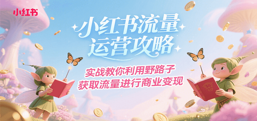 图片[1]-小红书流量运营攻略，实战教你利用野路子获取流量进行商业变现-创客传媒